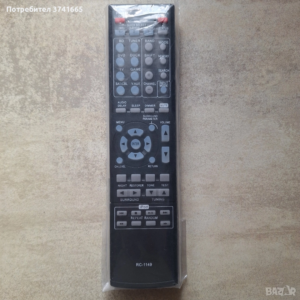 Дистанционно за AV ресивър DENON RC-1149, снимка 1