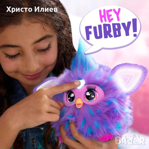 FURBY Furblets Плюшена интерактивна играчка лилаво Фърби, снимка 3 - Други - 53576477