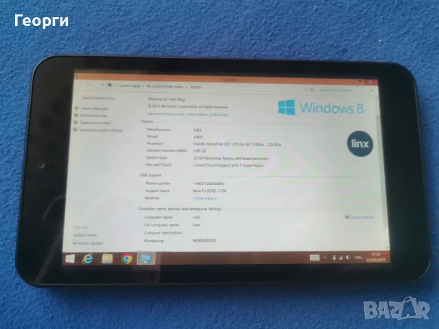 таблет linx с Windows 8, снимка 5 - Таблети - 47096970