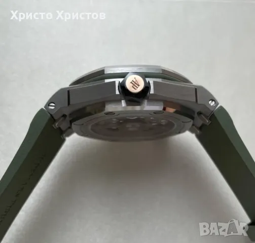 Мъжки луксозен часовник Audemars Piguet Royal Oak Offshore Diver Green Dial, снимка 10 - Мъжки - 46932732