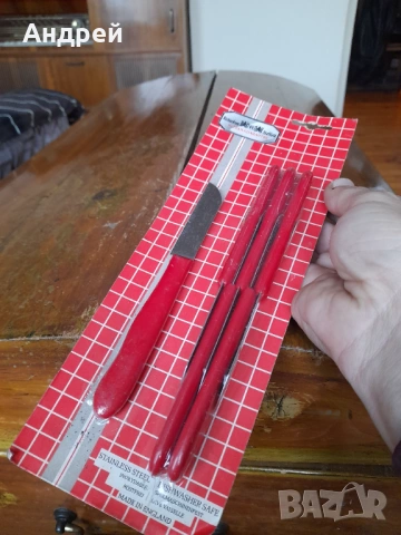 Стари приборни ножове Riscardson,Rostfrei, снимка 2 - Други ценни предмети - 53697031