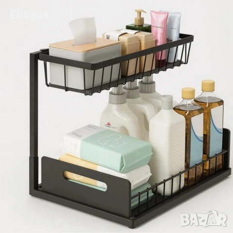 Органайзер за баня и кухня Cheffinger – идеално решение за ред и пространство, снимка 5 - Декорация за дома - 53179965