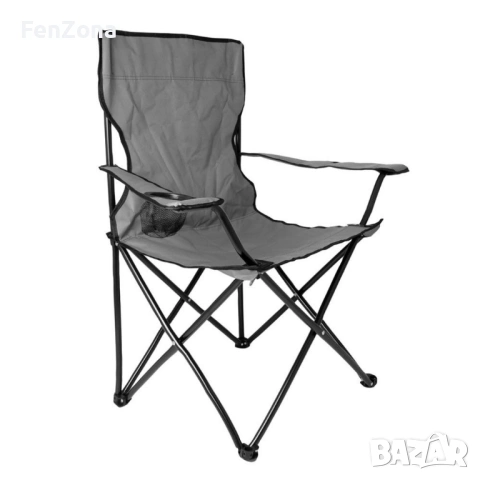 Сгъваем къмпинг стол Muhler, 52x52x82см, снимка 5 - Градински мебели, декорация  - 54096401