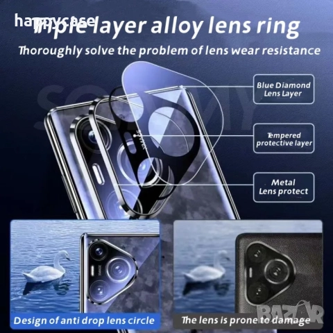 Huawei Pura 80 Pro / 80 Ultra / 80 / Двоен 360° магнитен кейс калъф с камера протектор, снимка 5 - Калъфи, кейсове - 45965080