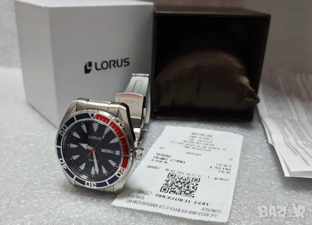 НОВ! 2 години Гаранция! Мъжки Часовник Lorus RH383AX9  Seiko Watch Corporation, снимка 8 - Мъжки - 49543373