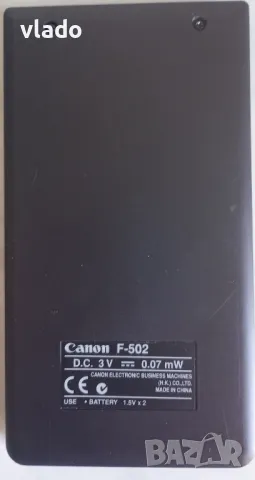 Научен калкулатор Canon F-502, снимка 3 - Друга електроника - 49242997