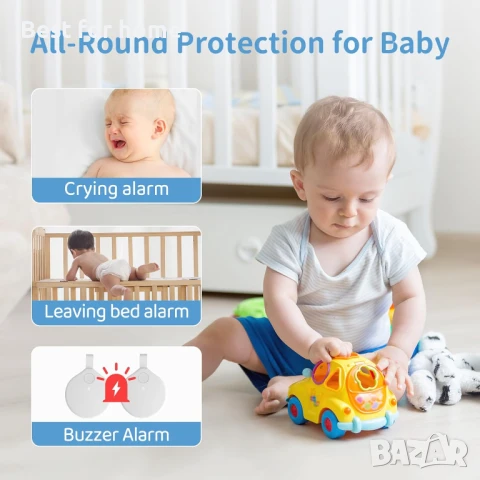 Умен бебефон Becky Ai анализира състоянието на сърдечната честота и качеството на съня, снимка 4 - Бебефони - 50591863