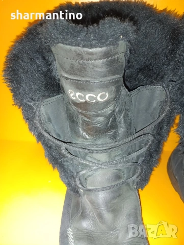 Ecco Hydromax N 38 кожени боти, снимка 3 - Дамски боти - 53487187