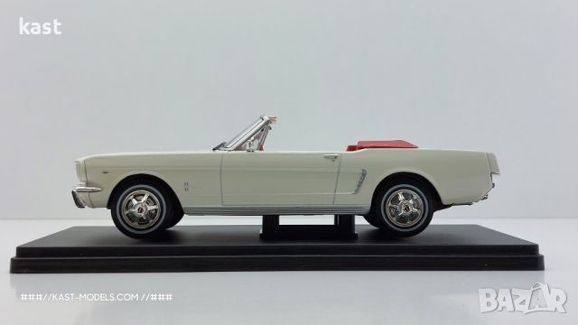 KAST-Models Умален модел на Ford Mustang Cabrio 1965 Eaglemoss 1/24, снимка 2 - Колекции - 45927887