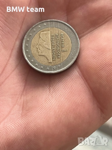 Монета 2€ с дефект