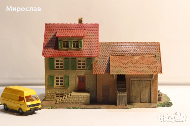 FALLER? KIBRI? VOLLMER? H0 1/87 СГРАДА КЪЩА ВАГОН ВЛАК ЖП, снимка 3 - Влакчета, самолети, хеликоптери - 53742858