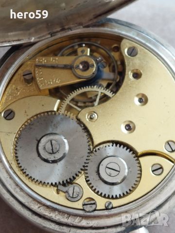 Джобен сребърен часовник Омега(Omega)52 мм.три капака, снимка 9 - Мъжки - 45596252