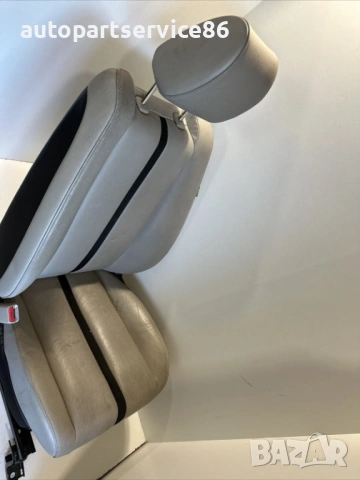 Предна лява седалка бяла кожа 2.3t  за Mazda CX-7 (2011) 