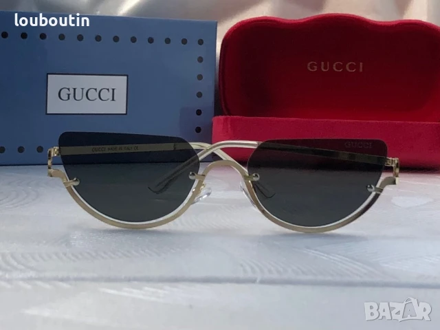 GUCCI дамски слънчеви очила 2 цвята черни кафяви , снимка 5 - Слънчеви и диоптрични очила - 50741247