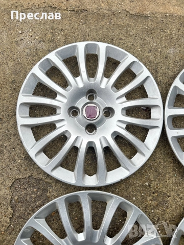 4 броя оригинални тасове за Fiat Grande Punto 15, снимка 2 - Аксесоари и консумативи - 52697820