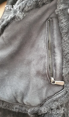 Мъжко дизайнерско палто от естествена агнешка кожа! , снимка 7 - Палта - 52674492