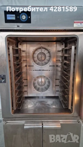 Немски конвектомат-фурна Wieseu със стойка и пароуловител, снимка 11 - Други машини и части - 53657657