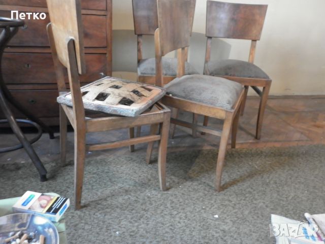 Стари масивни столове прочети описание, снимка 7 - Антикварни и старинни предмети - 45837127