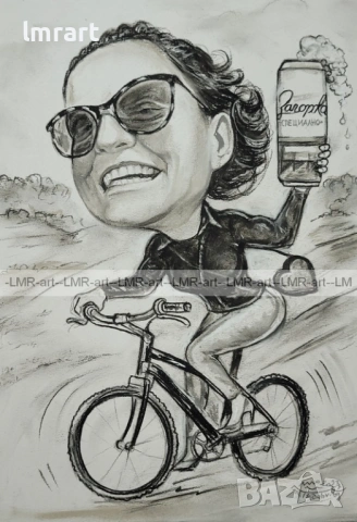 Рисувам ръчно КАРИКАТУРИ, ШАРЖ с пастели и моливи, снимка 7 - Картини - 54155356