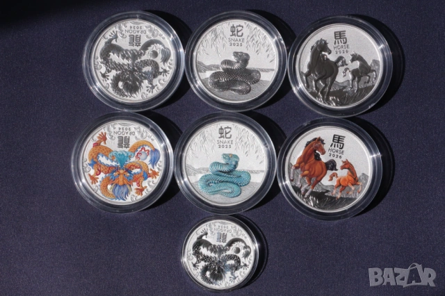 Сребърни инвестиционни монети  Lunar / Лунар 3  серия - 2 oz 