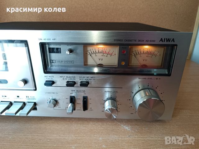 касетен дек "AIWA AD-6350", снимка 4 - Декове - 45357761