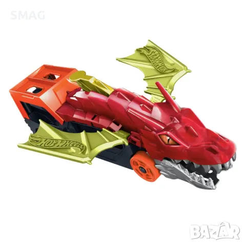 Hot Wheels Dragon Truck - Mattel S_1213624, снимка 5 - Коли, камиони, мотори, писти - 47978929