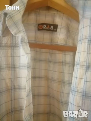 Нова Мъжка Риза Каре с Яка М, снимка 5 - Ризи - 53728859