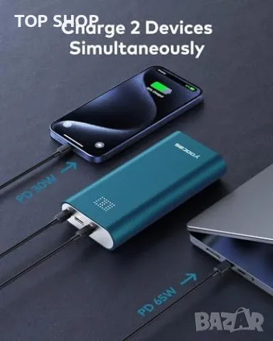 Нова Мощна Портативна Зарядна батерия 65W 20000mAh за MacBook/iPhone/Android, снимка 4 - Друга електроника - 49956932