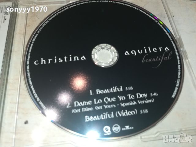 CHRISTINA AGUILERA CD-ВНОС GERMANY 0807241142, снимка 2 - CD дискове - 46508961