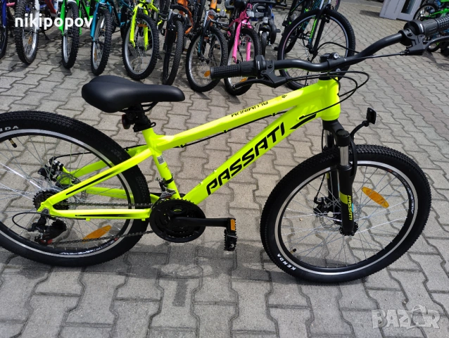 PASSATI Алуминиев велосипед 24" ALUMINIUM жълт, снимка 2 - Велосипеди - 53839198