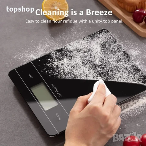 НОВА дигитална кухненска везна NUTRI FIT акумулаторна до 5кг, снимка 3 - Други - 50552451