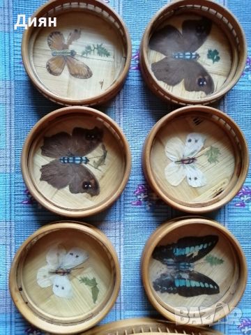 Бамбуков комплект със Пеперуди , снимка 3 - Други - 45632498