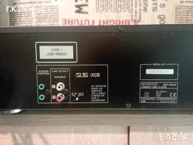 СД Плеяр (5,CD)"Kenwood"DPF-R3010, снимка 10 - Аудиосистеми - 45975848