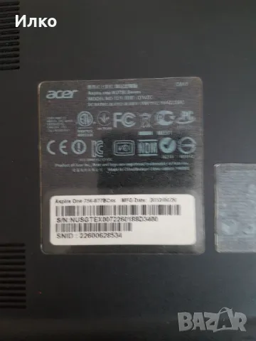 ACER Aspire One 756, снимка 4 - Лаптопи за дома - 48331514