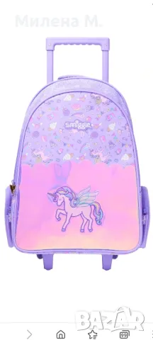 Smiggle раница със светещи колела, снимка 5 - Раници - 49155367