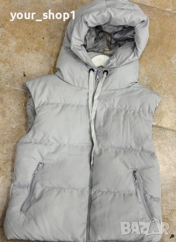 3 цвята дамска грейка черно сиво бежово , снимка 2 - Жилетки - 51509978