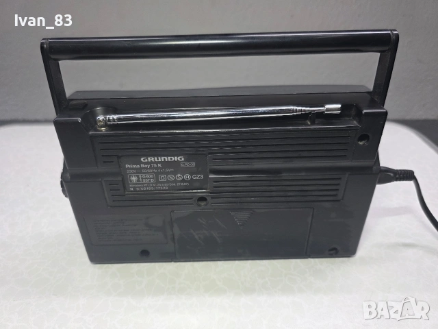 Радио транзистор Grundig Prima Boy 75, снимка 3 - Радиокасетофони, транзистори - 53048228