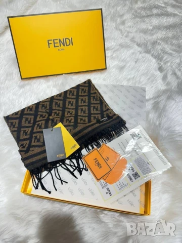 шал в  кутия gucci emporio armani fendi , снимка 16 - Шалове - 50746827