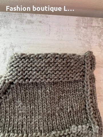 Плетени вълнени дамски терлици 37/38 номер ❤️, снимка 5 - Пантофи - 52423020