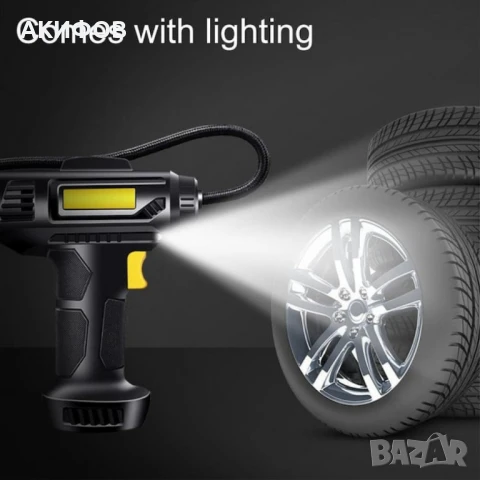 Безжичен дигитален компресор за автомобил, снимка 7 - Аксесоари и консумативи - 51282454