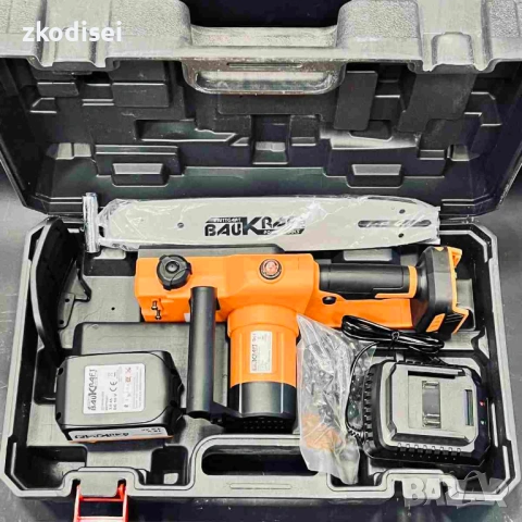 Акумулаторен верижен трион BAUKRAFT BK-CLS34, снимка 2 - Градинска техника - 53492835