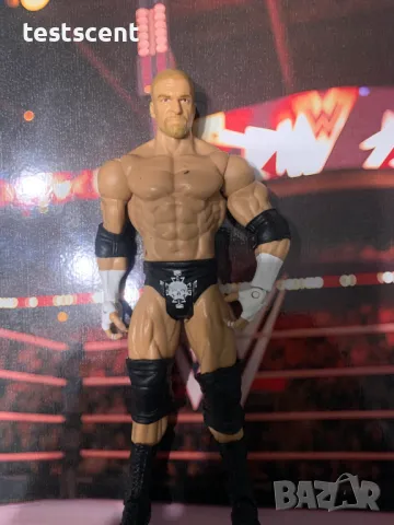 Екшън фигура WWE Triple H Трите Хикса Mattel basic Series играчка figure, снимка 4 - Колекции - 48503791