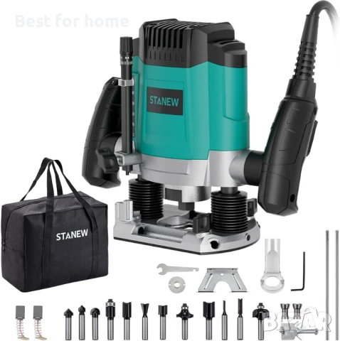 STANEW Електрическа вертикална фреза 1200 W 16000-30000 об/мин
