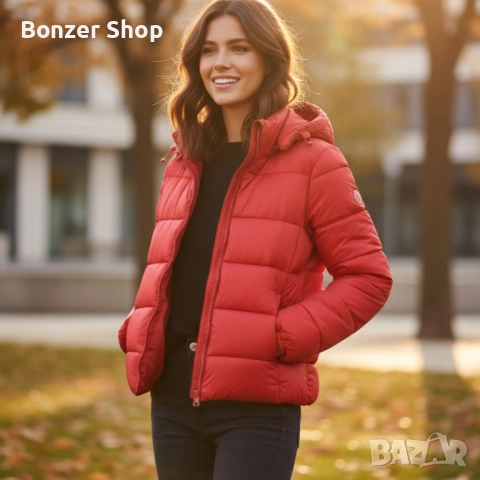 Топло капитонирано яке, снимка 3 - Якета - 51875406