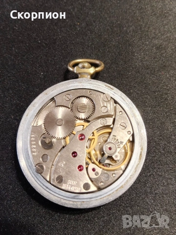 Джобен часовник - Молния - СССР - 18 РУБИНА - ПЕРФЕКТЕН, снимка 5 - Джобни - 49241450