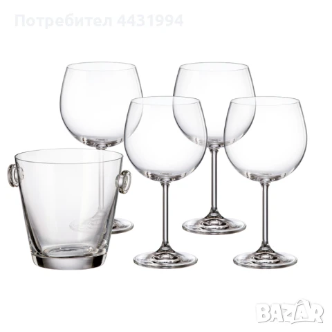 Комплект за коктейл Bohemia Royal Cool 5 части, снимка 1