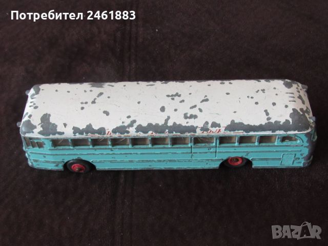 Стар антикварен Dinky Supertoys Continental Touring Coach 953 Meccano автобус, снимка 9 - Колекции - 46634694