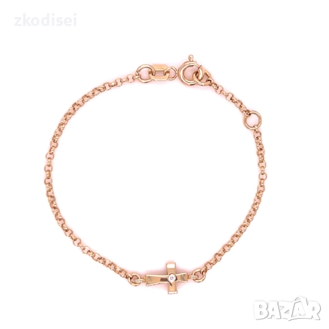 Златна детска гривна 1,26гр. 12,5см. 14кр. проба:585 модел:34512-2