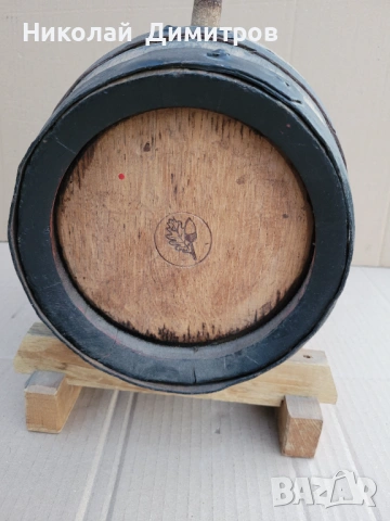 Буре немско със стойка, дъб с дърворезба , снимка 3 - Декорация за дома - 54104441