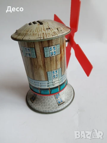 Стара унгарска играчка вятърна мелница касичка., снимка 4 - Колекции - 51171100